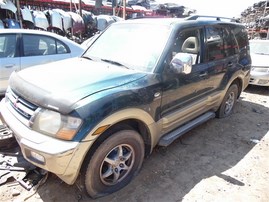 2001 MITSUBISHI MONTERO LIMITED GREEN 3.5 AT 4WD 203976